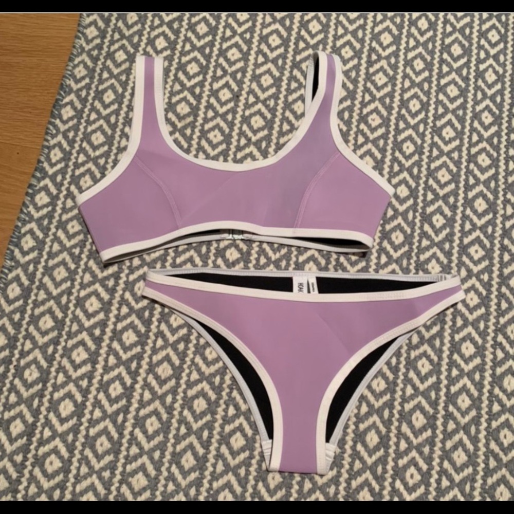 Hoaka swimwear purple bikini